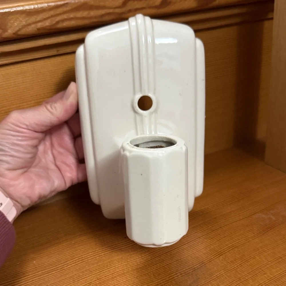 Vintage white Wall Sconce